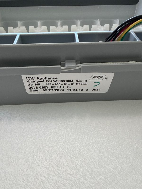 Whirlpool W11391034 – unit SL-000196 detail