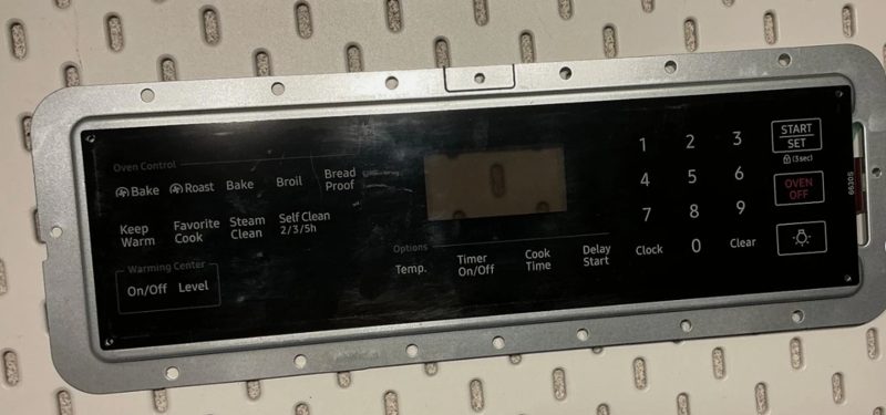 Samsung Range Touch Control Panel Assembly DG96-00674A OEM Genuine Used Tested