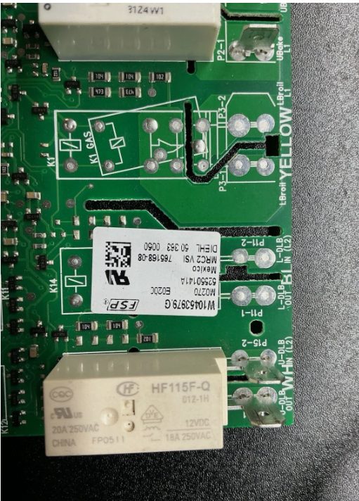 Whirlpool W10453979 – unidad SL-000118 conectores