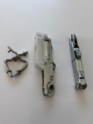 Samsung WV60M9900AV Washing Machine Samsung FlexWash Upper Washer Lid Hinge Set Left & Right WV60M99